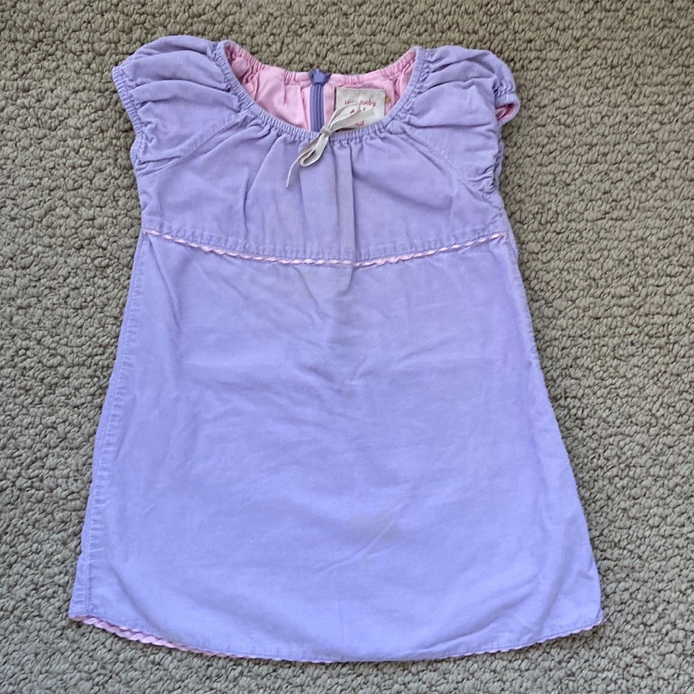 Laura Ashley Lavender Corduroy Dress-Size 4T